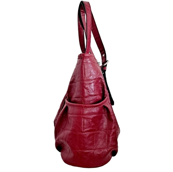 Nicole by Nicole Miller Red Shoulder Bag - Picture 5 of 12